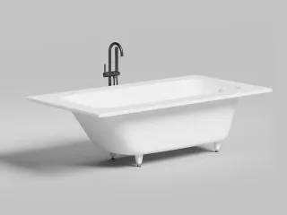 Ванна из искусственного камня Salini Orlanda Plus S-Sense 102014MRF 190x100см RAL полностью